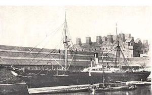 The S.S. Aleppo (picture from www.clydesite.co.uk)
